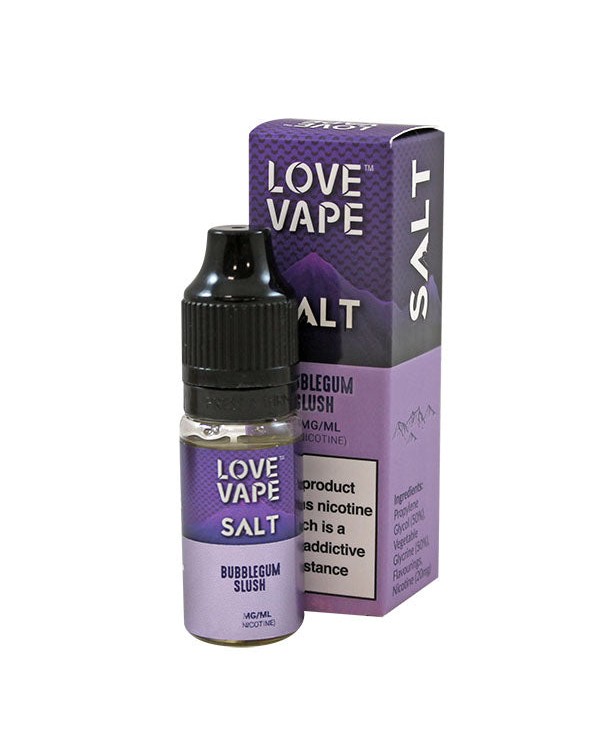 Love Vape Bubblegum Slush Nic Salt 10ml