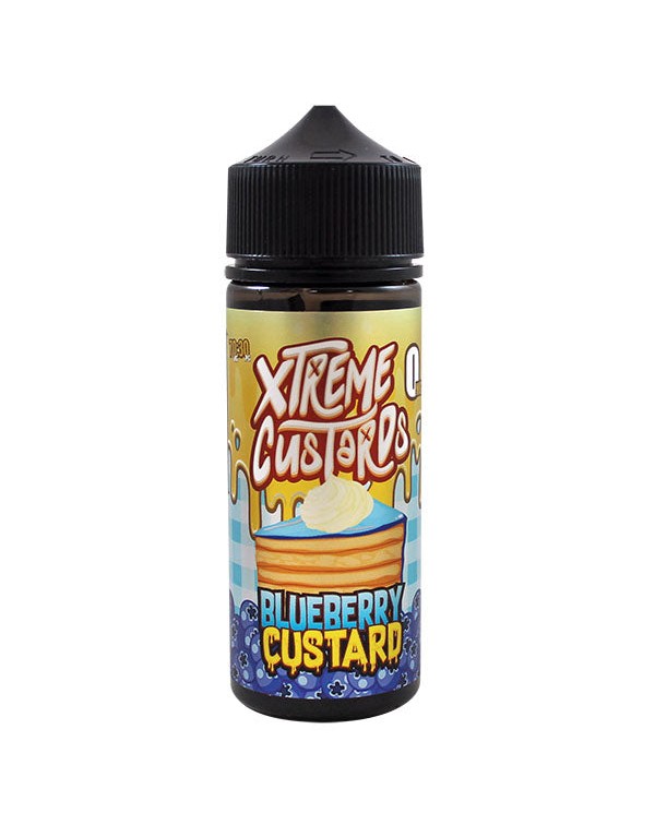 Xtreme Juice Blueberry Custard E-Liquid 100ml Shor...