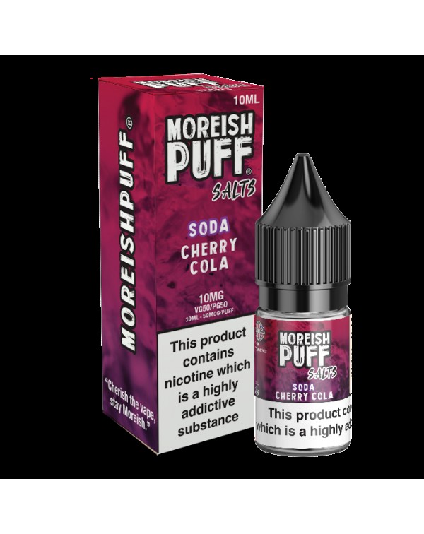 Moreish Puff Salts Cherry Cola Soda 10ml Nic Salt