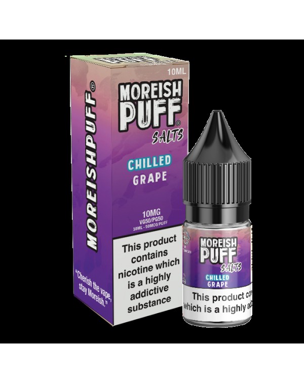 Moreish Puff Salts Grape Chilled 10ml Nic Salt