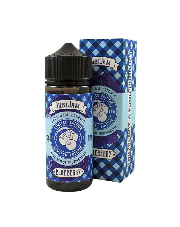 Just Jam Blueberry E-Liquid 100ml Short Fill (Limi...