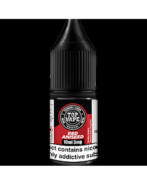 Top Vape 50:50: Red Aniseed E-Liquid 10ml