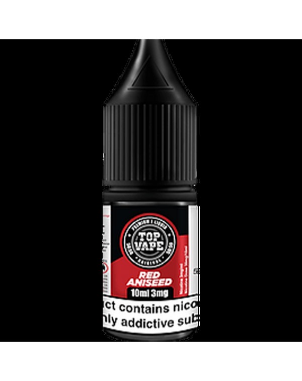 Top Vape 50:50: Red Aniseed E-Liquid 10ml