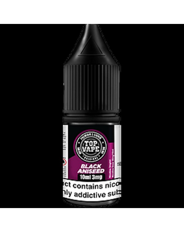 Top Vape 50:50: Black Aniseed E-Liquid 10ml