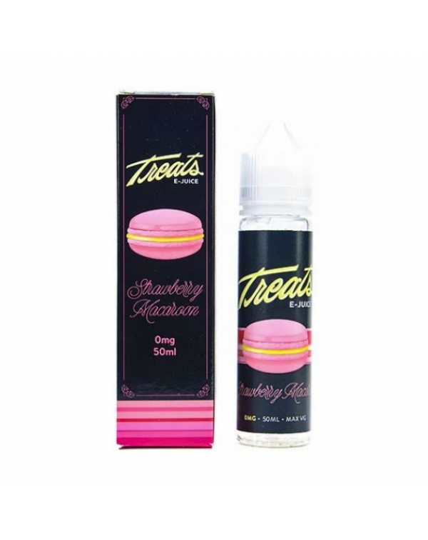 Marina Vape Treats Strawberry Macaron 50ml Short F...