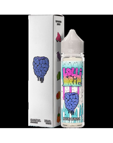 My Vapery Blue Razz E-Liquid by Lollidrip 50ml Short Fill