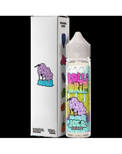 My Vapery Grape Iced E-Liquid by Lollidrip 50ml Short Fill