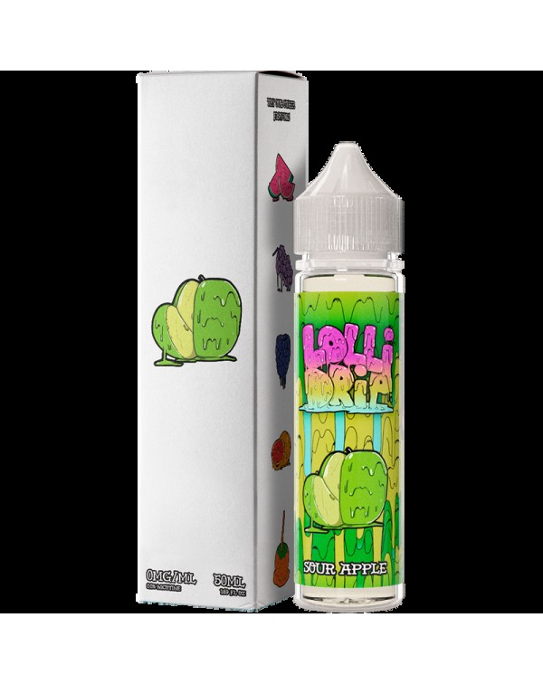 My Vapery Sour Apple E-Liquid by Lollidrip 50ml Sh...