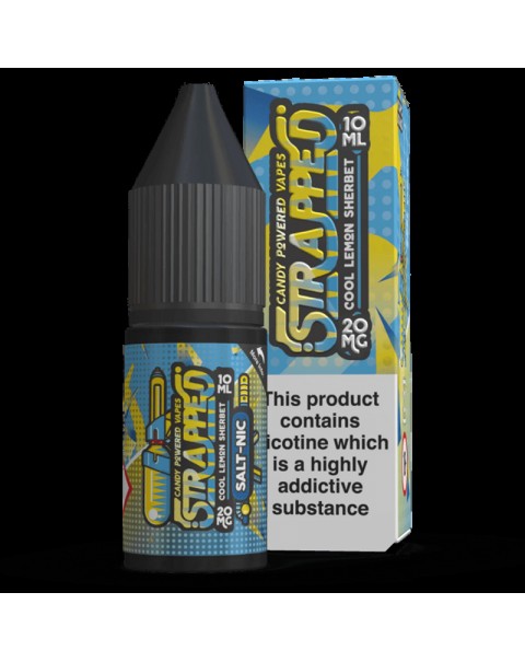 Cool Lemon Sherbet Nic Salt by Strapped 10ml