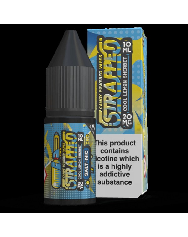 Cool Lemon Sherbet Nic Salt by Strapped 10ml