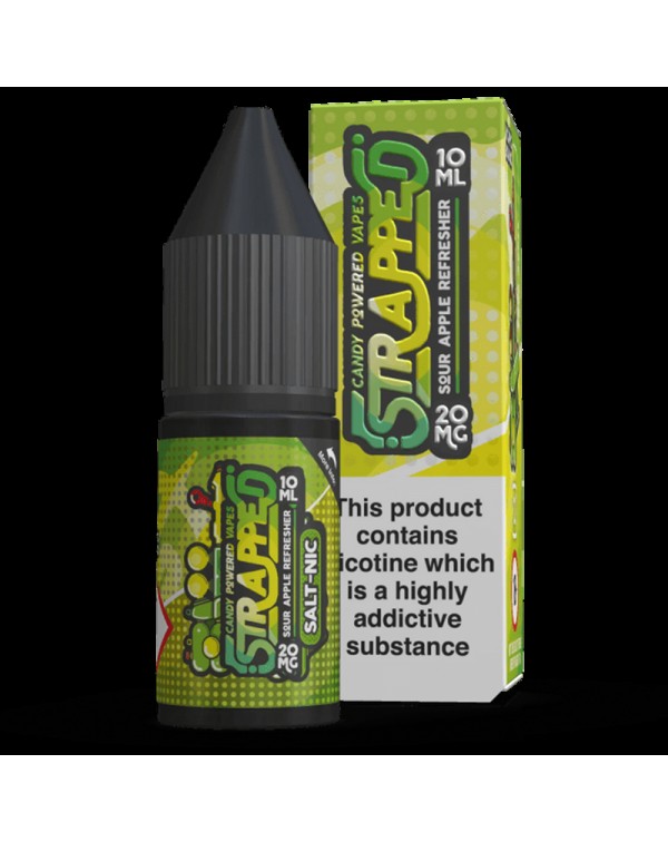 Sour Apple Refresher Nic Salt by Strapped 10ml