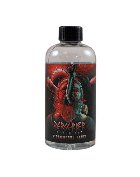 Joe's Juice Strawberry Sauce E-Liquid by Berserker Blood Axe 200ml Short Fill