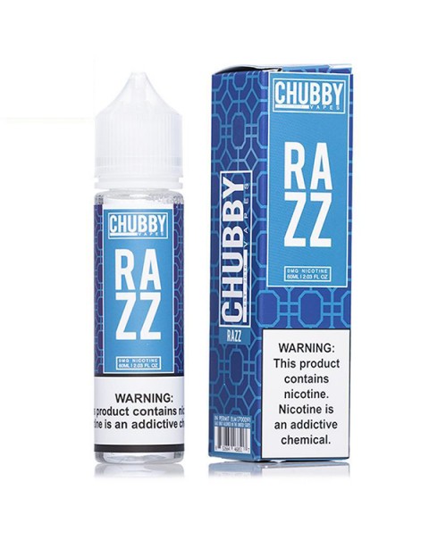 Chubby Bubble Vapes Razz E-Liquid 50ml Short Fill