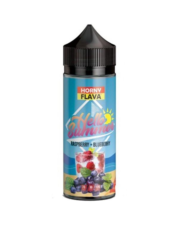 Horny Flava Hello Summer Raspberry Blueberry 100ml...