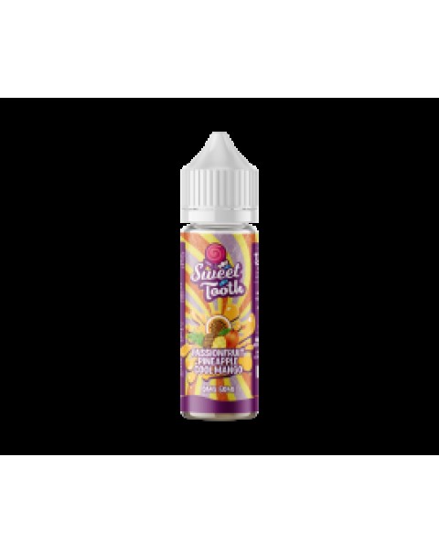 Sweet Tooth Passion Fruit Pineapple Cool Mango E-Liquid 50ml Short Fill