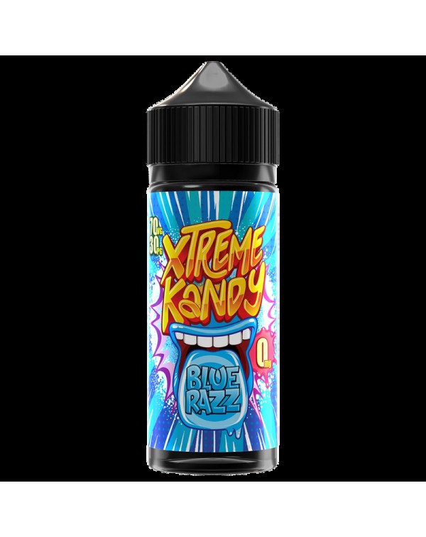 Xtreme Kandy Blue Razz 0mg 100ml Short Fill E-Liqu...