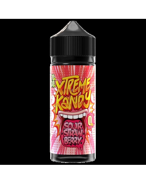 Xtreme Kandy Sour Strawberry 0mg 100ml Short Fill E-Liquid