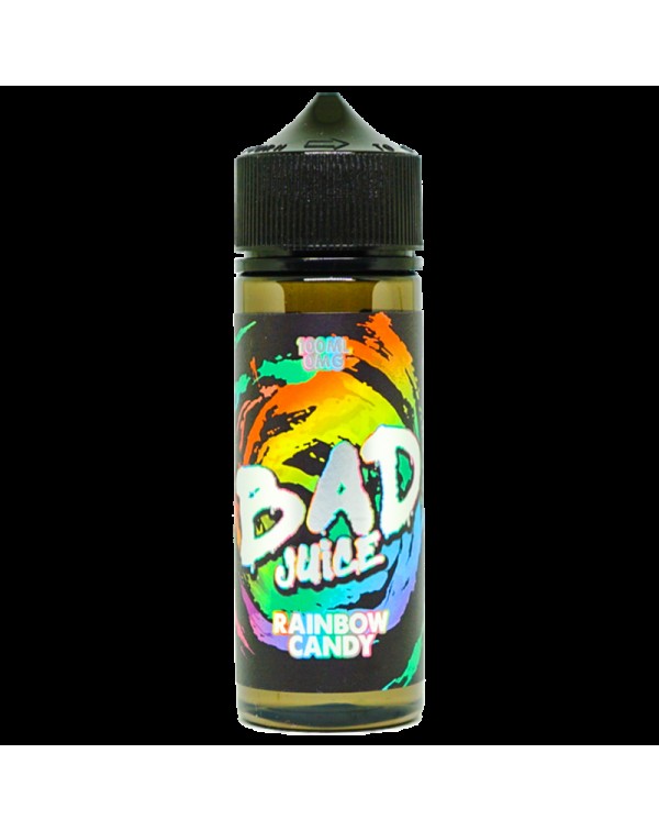 Bad Juice Rainbow Candy 0mg 100ml Short Fill E-Liq...