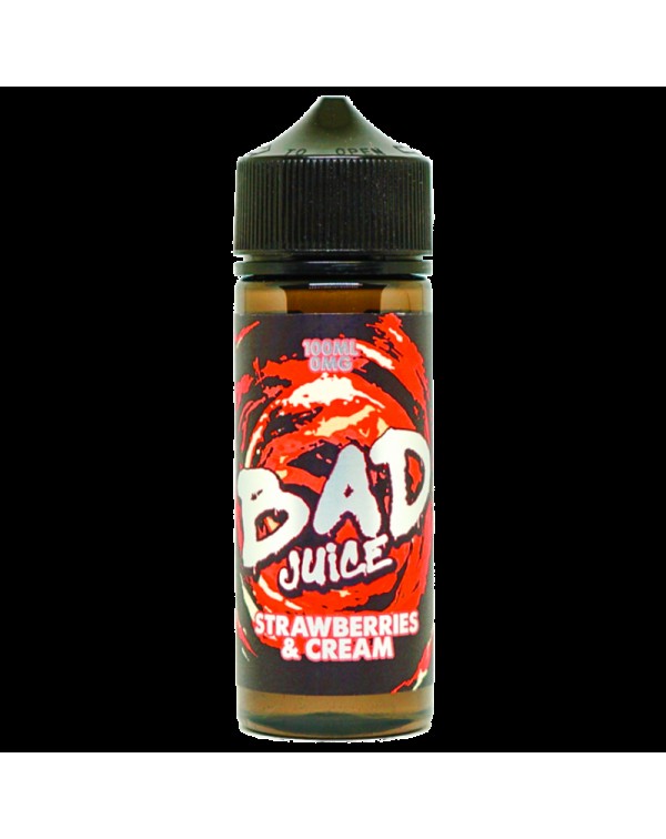 Bad Juice Strawberries & Cream 0mg 100ml Short...