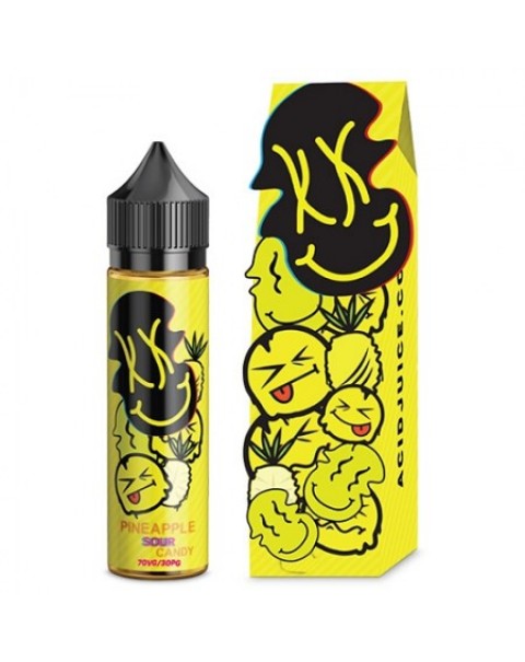 Acid E-juice Pineapple Sour Candy 50ml Short Fill