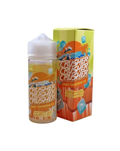Crusher Zingy Tangerine Ice E-Liquid 100ml Short Fill