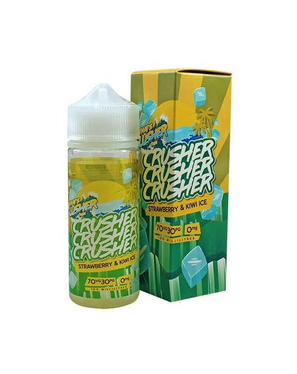 Crusher Strawberry & Kiwi Ice E-Liquid 100ml S...