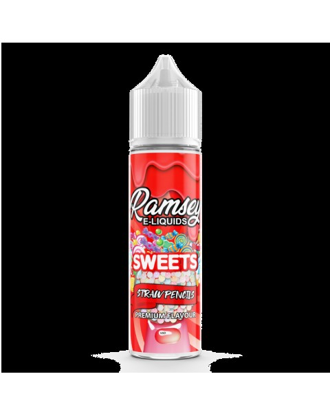 Ramsey E-Liquids Sweets Strawberry Pencils 0mg 50ml Short Fill E-Liquid