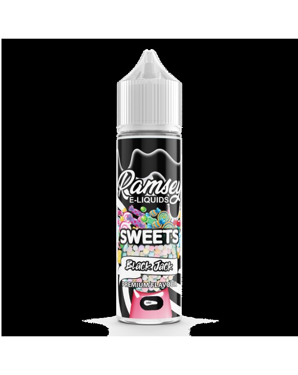 Ramsey E-Liquids Sweets Blackjack 0mg 50ml Short F...