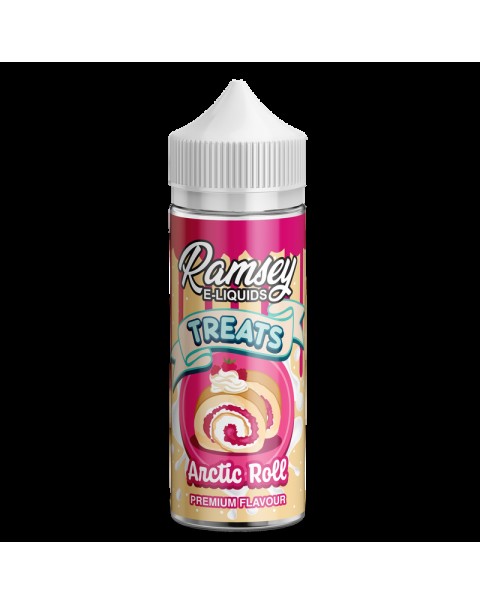 Ramsey E-Liquids Treats Arctic Roll 0mg 100ml Short Fill E-Liquid