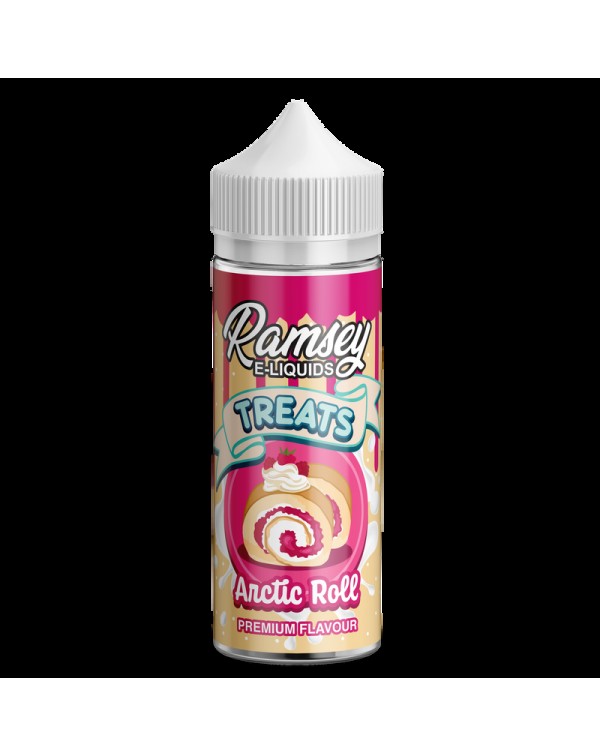 Ramsey E-Liquids Treats Arctic Roll 0mg 100ml Shor...