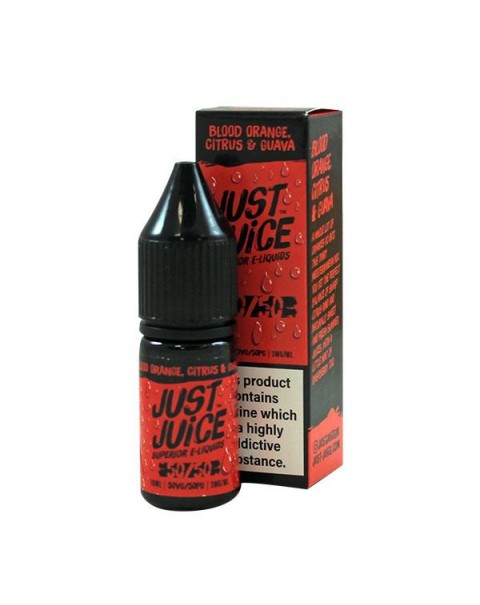 Just Juice 50/50 Blood Orange, Citrus & Guava 10ml E-Liquid