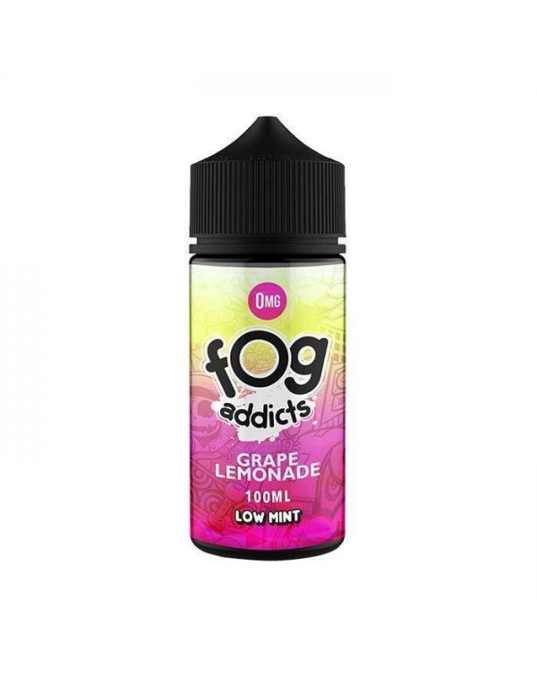 Fog Addicts Grape Lemonade 0mg 100ml Short Fill E-...