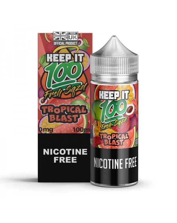 Keep It 100 Frsh Sqzd Tropical Blast 100ml Short F...