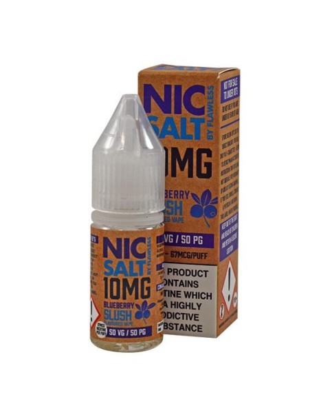 Flawless Blueberry Slush 10mg 10ml Nic Salt E-Liquid