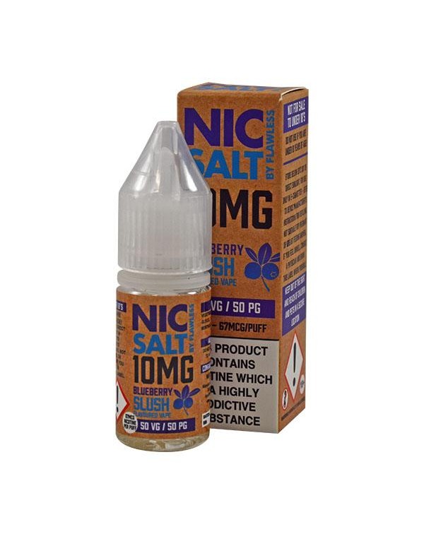 Flawless Blueberry Slush 10mg 10ml Nic Salt E-Liqu...