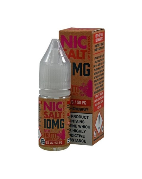 Flawless Tutti Frutti 10mg 10ml Nic Salt E-Liquid