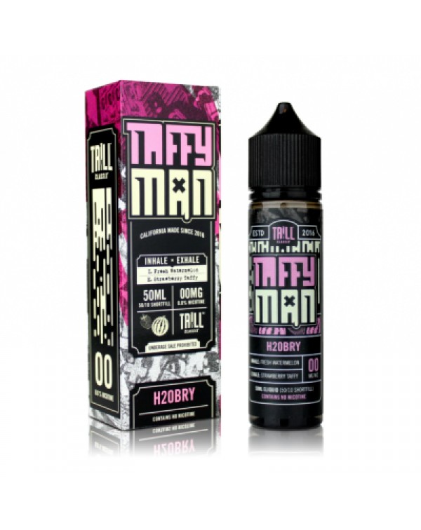 Taffy Man H20BRY 0mg 50ml Short Fill E-Liquid