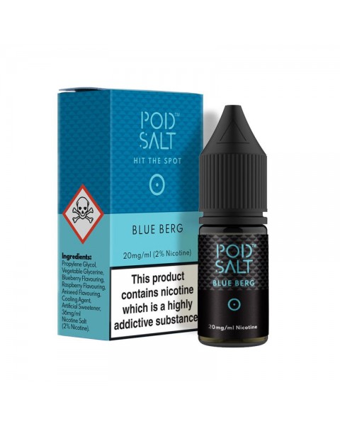 My Vapery Pod Salt Blue Berg E-liquid Nic Salt 10ml