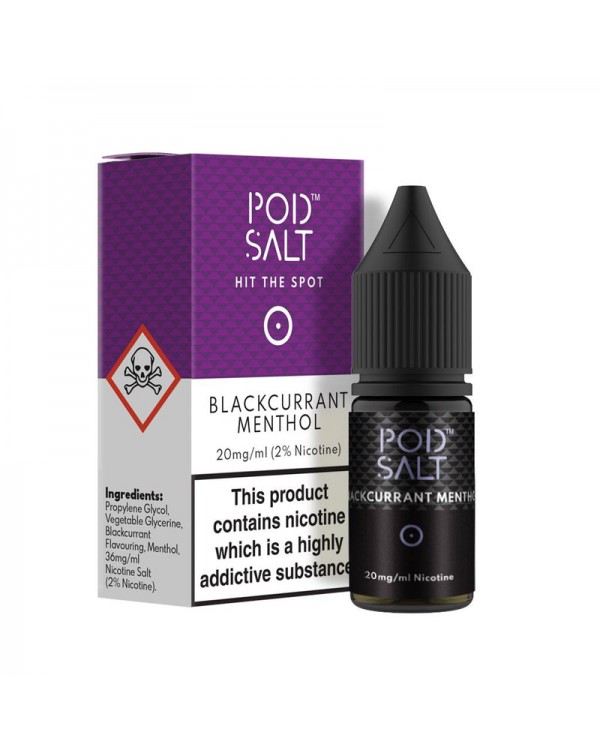 My Vapery Pod Salt Blackcurrant Menthol E-liquid N...
