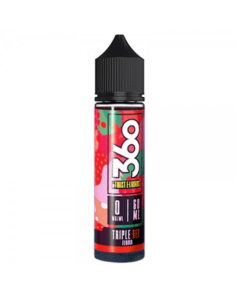 Twist E-liquid 360 Twist Triple Red E-liquid 50ml Short Fill