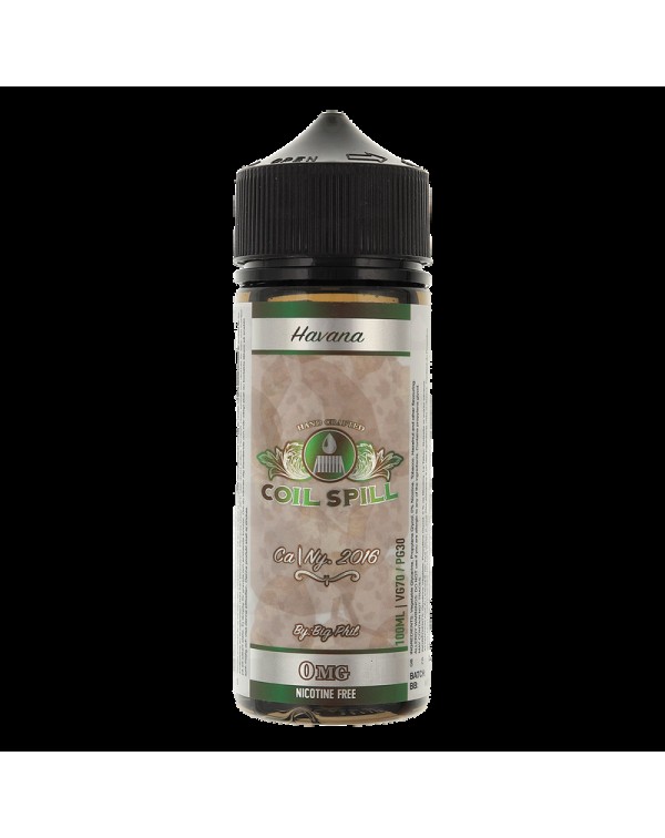 Coil Spill Havana E-liquid 100ml Short Fill