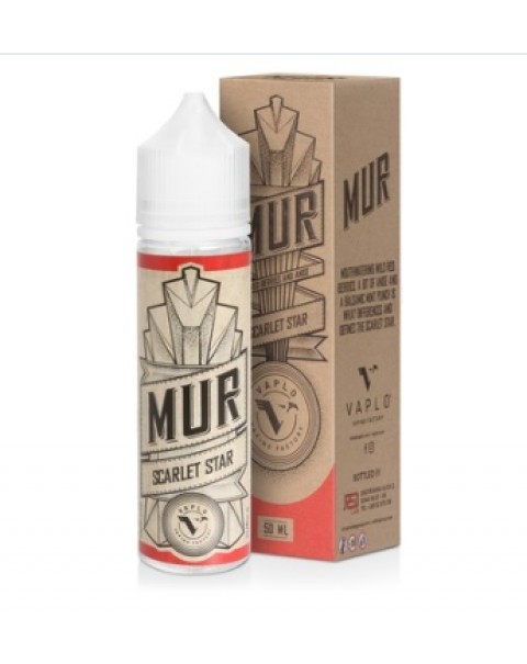 Vaplo Mur Scarlet Star E-Liquid 50ml Short Fill