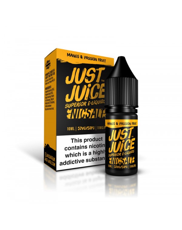 Just Juice Mango & Passion Fruit Nic Salt 10ml...