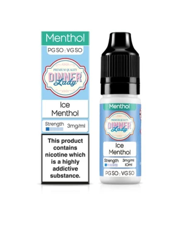 Dinner Lady Menthol 50/50: Ice Menthol 10ml E-Liqu...