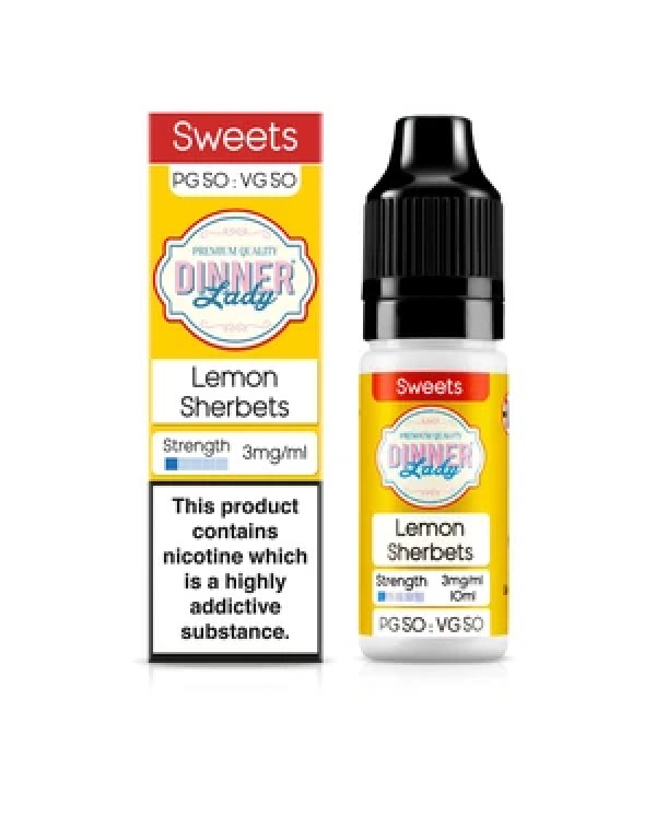 Dinner Lady Sweets 50/50: Lemon Sherbets 10ml E-Li...