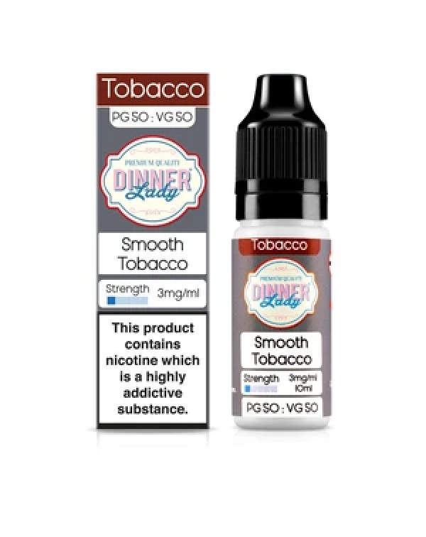 Dinner Lady Tobacco 50/50: Smooth Tobacco 10ml E-L...