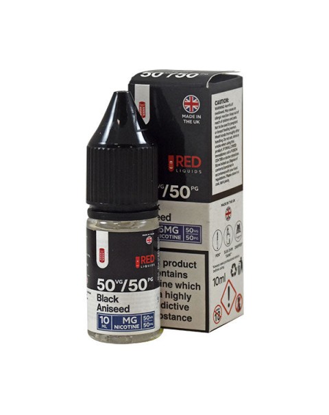 Red Liquids 50/50: Black Aniseed 10ml E-Liquid