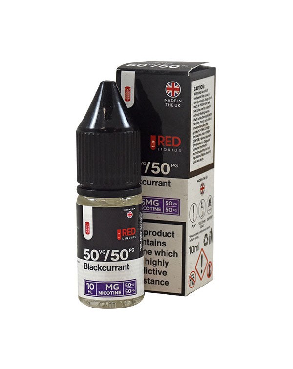 Red Liquids 50/50: Blackcurrant 10ml E-Liquid