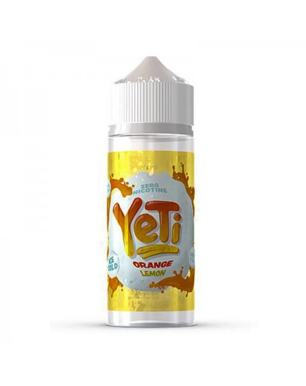 Yeti Ice Cold Orange Lemon 0mg 100ml Short Fill E-...