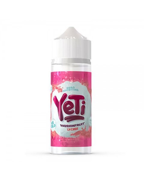 Yeti Ice Cold Passionfruit Lychee 0mg 100ml Short Fill E-Liquid